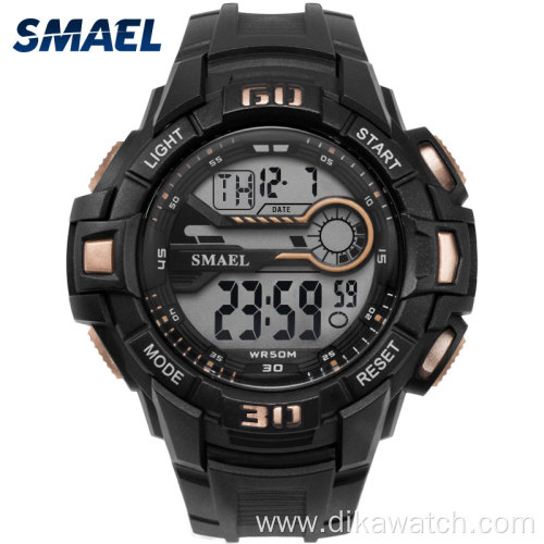 SMAEL Men Sport Watch LED Electronic Wrist Watches